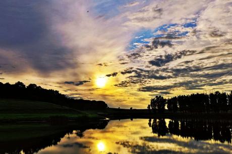 Apus pe balta Siliștea Apus pe balta Siliștea